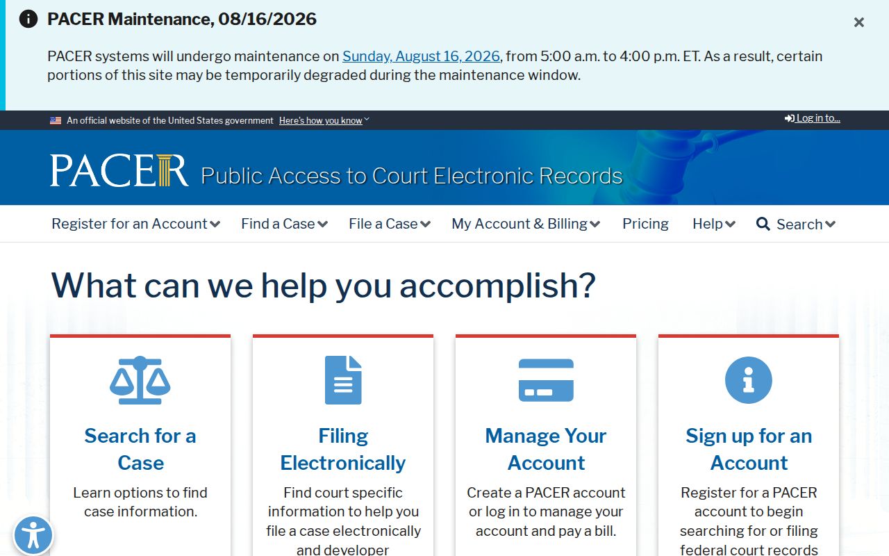Mesa County federal court case search on PACER